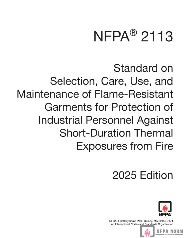 NFPA 2113 PDF